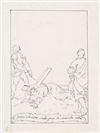 PIETRO ANTONIO NOVELLI (Venice 1729-1804 Venice) Group of 8 figure and compositional studies.